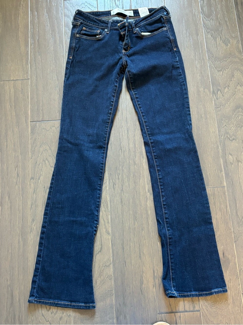 Abercrombie & Fitch Dark Blue Flare Jeans - Picture 1 of 2